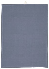 Ib Laursen Bavlnená utierka Sofus Plain Blue 50 × 70 cm