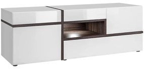 TV stolík Cross Biely/Perla