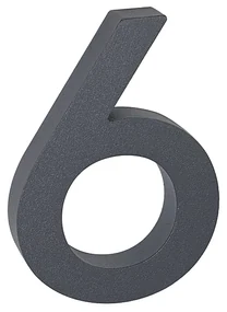 Domové číslo v „3D“ prevedení so štruktúrovaným povrchom RICHTER RN.100LV, 8, RICHTER antracit matná