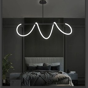 Toolight Toolight, LED závesné svietidlo 97 cm, 40W, APP856-CP, čierna, OSW-04031