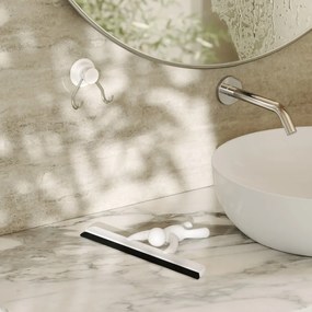 Biela stierka s držiakom 26 cm Buddy – Umbra