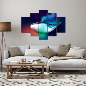 Obraz - Vesmírna veľryba (150x105 cm)