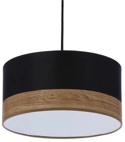 Luster na lanku PORTO 1xE27/60W/230V čierna/hnedá
