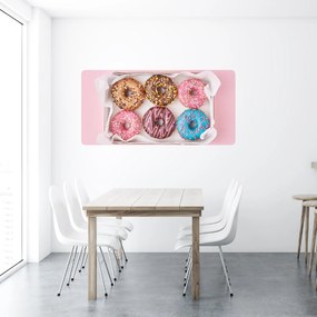 PIPPER. Samolepiaca textilná tapeta - Donuts 2