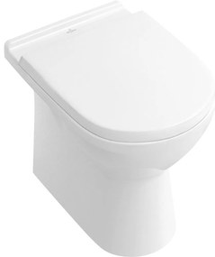 VILLEROY &amp; BOCH O.novo samostatne stojace WC s hlbokým splachovaním, 360 x 560 mm, biela alpská, s povrchom CeramicPlus, 565710R1