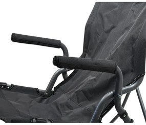 Skladacia kempingová stolička šedá