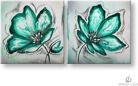 Autorská reprodukcia na plátne KVETY XOBFB520E2