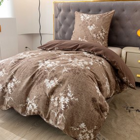 Mikroflanelové obliečky BRONIVA hnedé Rozmer obliečky: 70 x 90 cm | 140 x 200 cm