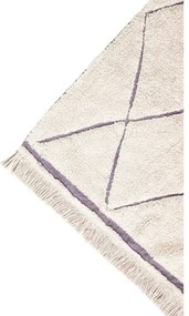 Krémový prateľný ručne tkaný bavlnený koberec 140x200 cm Bereber – Lorena Canals