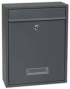 Poštová schránka RICHTER BK240 (BIELA​​, STRIEBORNÁ, HNEDÁ, ANTRACIT), antracit, RICHTER antracit matná