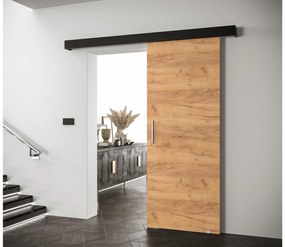 Posuvné dvere 80 cm Slavdro 1 (craft zlatý + čierna matná). Akcia -6%. Vlastná spoľahlivá doprava až k Vám domov. 1108790