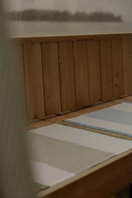 Podložka do sauny Kaisla 50x180, ľan-modrá