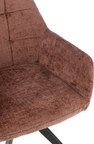 Hnedá jedálenská stolička Louna - 56*58*85 cm