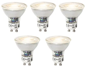 Sada 5 stmievateľných LED žiaroviek GU10 7W 600 lm 3000K