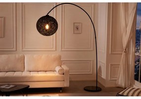 Stojaca lampa 40686 Cocooning 205cm Čierna  - Komfort-nábytok