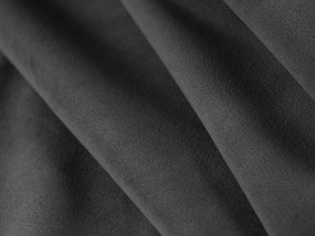 Päťmiestna rohová pohovka milany 248 cm velvet sivá MUZZA