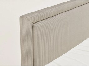 Béžová boxspring posteľ s úložným priestorom 180x200 cm Fresco – Maison de Rêve