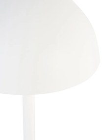 Stolná lampa biela vrátane LED dobíjacieho a 3-stupňového dotykového stmievača - Maureen