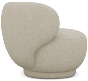 Béžové kreslo Hina – Makamii