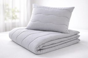 INTERMEDIC SK Celoročný set paplón + vankúš Medical Grey 140×200 / 70×90