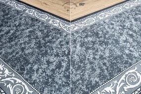 Protišmykový behúň LOTUS ROMANTIC 60980 sivý