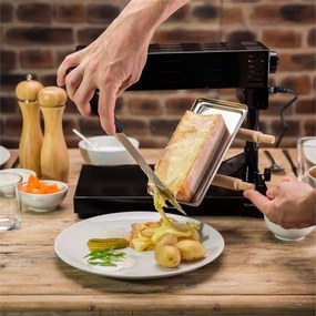 Klarstein Appenzell 2G, raclette gril, 600 W, tradičný, čierny