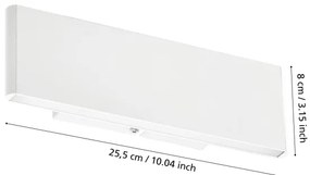 Eglo 39265 - LED Nástenné svietidlo CLIMENE 2xLED/5,4W/230V