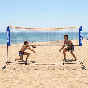 MOVEPRO Univerzálna sieť 3v1 305×140 cm – nastaviteľná, prenosná badminton/volejbal/tenis