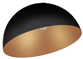 LED čierno-zlaté dizajnové stropné svietidlo Onia 50