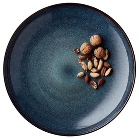 Čierna/modrá kameninová misa ø 40 cm Gastro Dark Blue/Black – Bitz