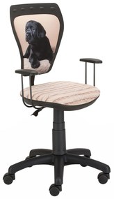 Stolička Ministyle čierna Labrador