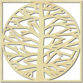 SENTOP | Obraz na stenu strom v ráme  I SENTOP PR0372-A  plywood tree of life