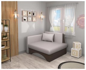 Kreslo Kubosik new (béžovosivá Taupe + hnedá) (L). Vlastná spoľahlivá doprava až k Vám domov. 1119734