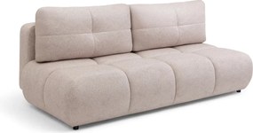 Rozkladacia pohovka Lerio - svetlobéžová hydrofóbna pletenina Blur 02