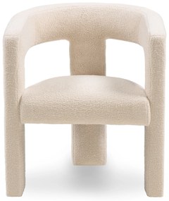 Dizajnové kreslo Lory bouclé béžové