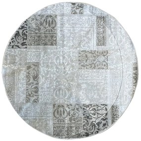 Koberec Mahhad 1,2 Round 84064 strieborný