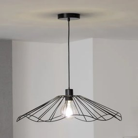 Brilagi - LED luster na lanku CERIA WIRE 1xE27/40W/230V priemer 60 cm čierna