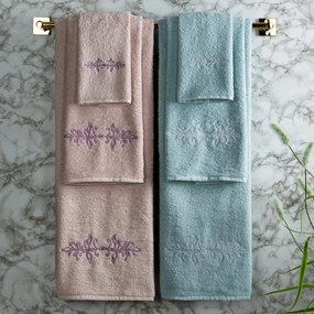 BAVLNENÝ UTERÁK KAMELIA SADA 2KS 30X50 CM, 2KS 50X90 CM, 2KS 70X140 CM VIACFAREBNÁ