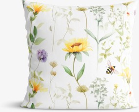 Goldea dekoračná obliečka na vankúš - lúčny svet 45 x 45 cm