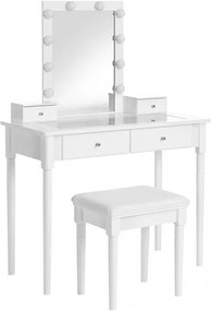 Toaletný stolík so zrkadlom a stolíkom RDT172W01