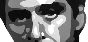 Ručne maľovaný POP Art obraz AL PACINO 200x80 cm