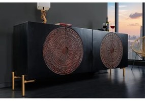 Komoda 41121 160cm Mandala Drevo Mango - PRODUKT JE SKLADOM U NÁS - 1Ks  - Komfort-nábytok