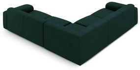 Tmavozelená rohová pohovka (variabilná/do L) Molino – Micadoni Home