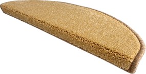 Vopi DOPREDAJ: 24x65 půlkruh cm Nášlapy na schody Eton Exklusive žlutý půlkruh, samolepící - 24x65 polkruh (rozmer vrátane ohybu)