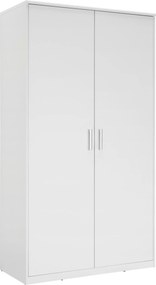 XXXLutz SKRIŇA S OTOČNÝMI DVERAMI, biela, 106/194/54 cm Xora - Skrine - 000017003035