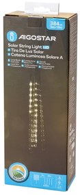 Aigostar - LED Solárna vianočná reťaz 384xLED/13m IP65 studená biela