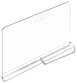 Transparentný rozdeľovač políc iDesign The Home Edit, dĺžka 30,9 cm