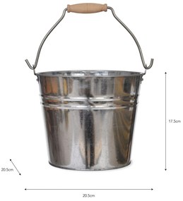 Garden Trading Plechové vedro Steel 4,5 l