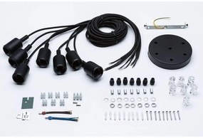 Paulmann 50390 - Luster na lanku NEORDIC 7xE27/20W/230V pavúk