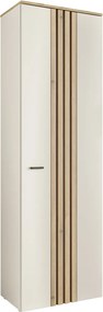 Predsieňová šatníková skriňa Lima, béžová kašmír/dub evoke